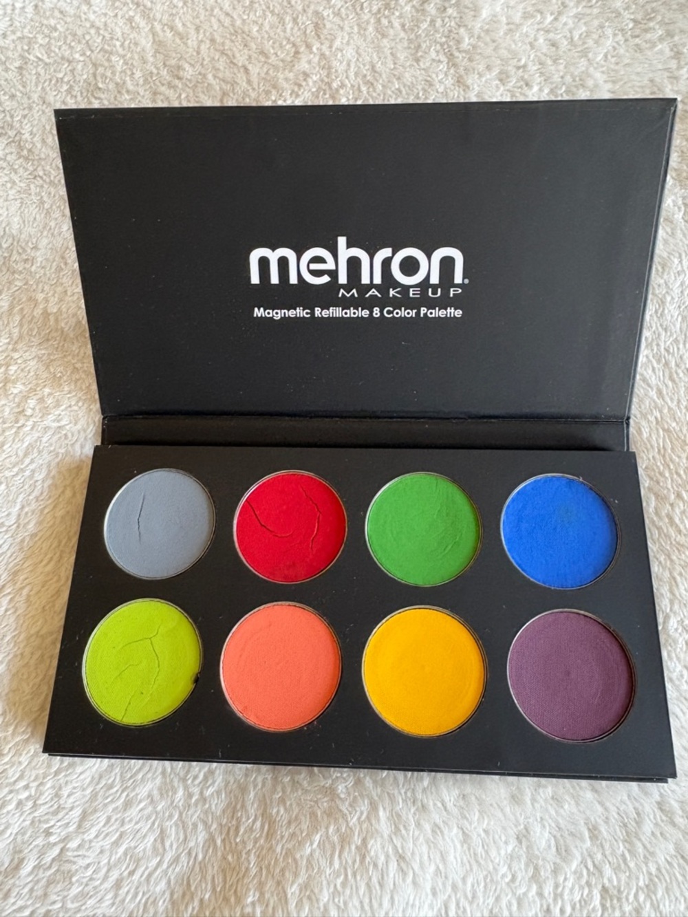 Mehron Paradise Tropical 8-Color Magnetic Palette - Vibrant Rainbow Shades - Picture 3 of 9